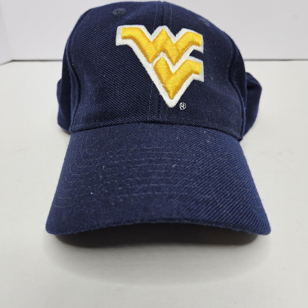 WV Mountaineers Baseball‎ Cap Adjustable Navy Gold
